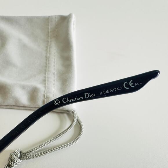 Dior Cocotte Oversized Purple Mirror Gradient Lense Sunglasses Italy Large Wrap - Picture 6 of 7